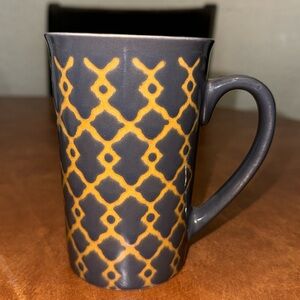 LL26-Gourmet Basics By Mikasa Vintage Slate Stoneware Coffee Cup
